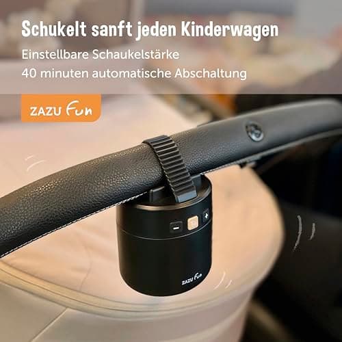 ZAZU ROXY Baby Rocker - Elektrischer Schaukler für Neugeborene mit Weinen-Sensor & Auto-Modus - praktisch, sicher & bequ