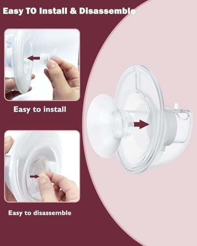 4 Stücke Flanscheinsätze 19mm für Momcozy M9/M6/M5/S12 Pro/V1/V2, Nuliie/Medela/KISSBOBO/Lansinoh/eufy/NCVI/Bellababy/Jh