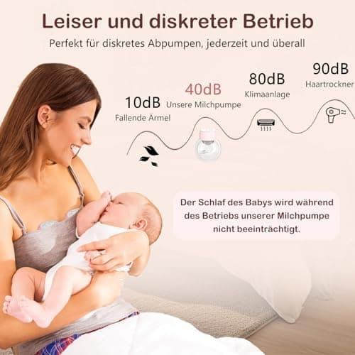 Elektronische Schmerzfreie Milchpumpe für mulheres mit LED-Anzeige und 4 Modi Elektrische Freihändig Elektrische Milchpu