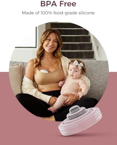 Momcozy Brusthauben Milchpumpe, 2 Stück, perfekt für Mama mit M5-Zubehör