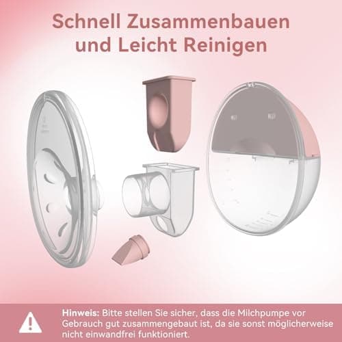 Elektrische MilchpumpeHandsfree 4 Modi 12 Stufen Elektrisch Tragbar
