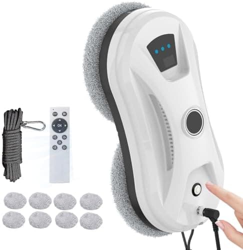 Fensterputzroboter 5600Pa, Automatischer Wasserstrahl für Innen- und Außenfenster, Intelligente Kantenerkennung
