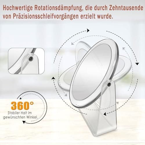 Kosmetikspiegel High Definition mit 1X/15X Vergrößerung für Schminken und Gesichtspflege