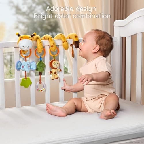 Kinderwagen Spielzeug Giraffe Spirale für Neugeborene 0-12 Monate