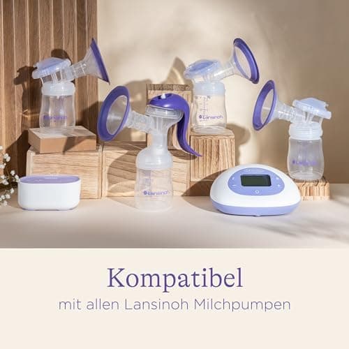 Lansinoh Saugaufsätze Größe S (21 mm), 2 Stück - perfekt für Mama und Baby beim Saugen