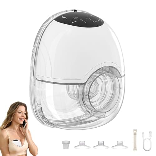 Schmerzlose 2-Stück Elektrische Milchpumpe mit 12 Stufen Handsfreepumpe und 17/19/21MM Flanschen für Mamas während der S