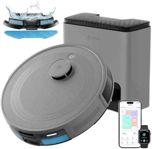 LEFANT M2 Plus Saugroboter mit Laser-Navigation für Präzision und Effizienz, Weiß
| LEFANT M2 Plus Saugroboter mit Mapp
