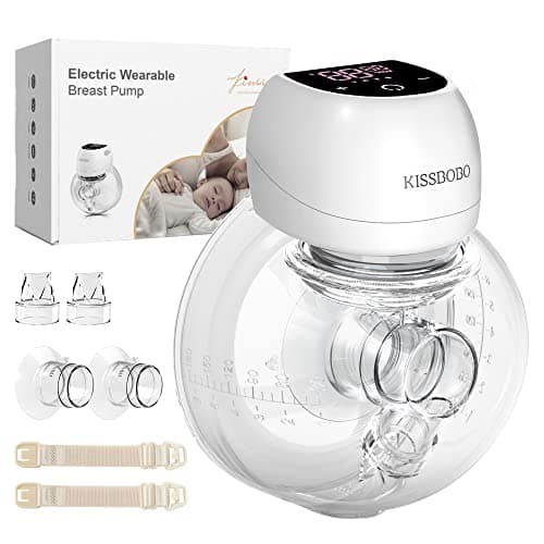 KISSBOBO Revolutionäre Elektrische Milchpumpe 202G Optimaler Komfort mit Timer (Weiß/1 Stück)  
KISSBOBO Elektrische Mil