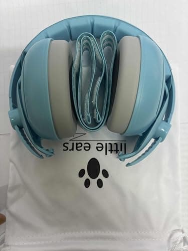 Baby Gehörschutz Kopfhörer 2-in-1 Lärmschutz Verstellbares Kopfband