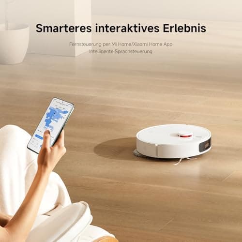 Xiaomi Robot Vacuum X20+ für Haushalte mit großen Flächen - Starkes Saugen bis 280m², LDS-Navigation, 4L Wasserreservoir