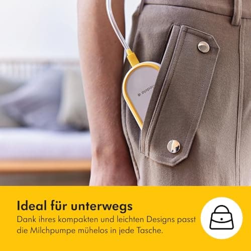 Medela Freestyle Hands-free Elektrische Doppel-Milchpumpe - Verbindbar mit der Medela Family App - Tragbares und diskret