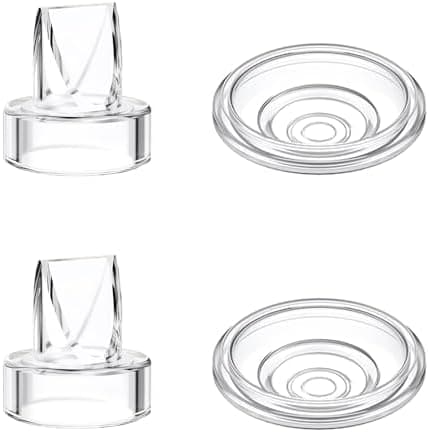 Momcozy S9 Pro/S12 Pro/S9/S12 Ersatzteile: 2 Stück Entenschnabelventil und 2 Stück Silikon-Membranen, optimale Stillzube