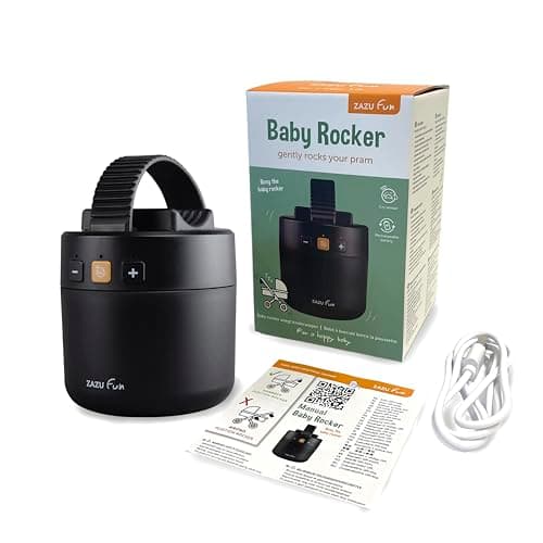 ZAZU ROXY Baby Rocker - Elektrischer Schaukler für Neugeborene mit Weinen-Sensor & Auto-Modus - praktisch, sicher & bequ