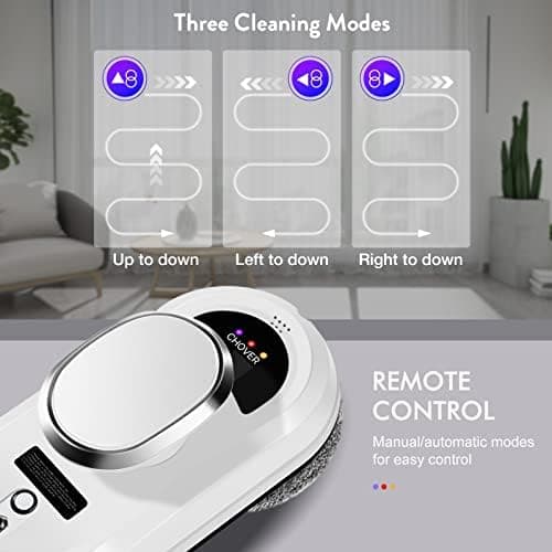 CHOVERY CL-1 Fensterputzroboter - Elektronisches Reinigen für Gläser und Fenstersimse
| Intelligentes Kantenerkennungss