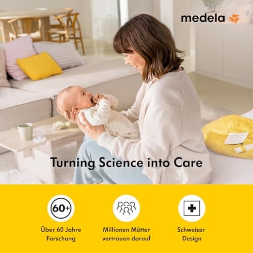 Medela Freestyle Hands-free Elektrische Doppel-Milchpumpe - Verbindbar mit der Medela Family App - Tragbares und diskret