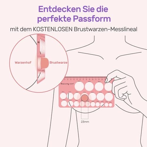 Nuliie Milchpumpen-Flanscheinsätze 10 Stückeffizienteres & schmerzfreues Abpumpen, BPA-frei, kompatibel mit Momcozy/Mede