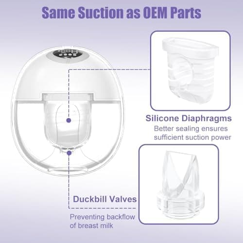6 Stück Entenschnabelventil für Lansinoh Discreet Duo E10 S1 S1 Pro
| NCVI Nuliie NICEGREEN S32 Milchpumpe Ersatzteile