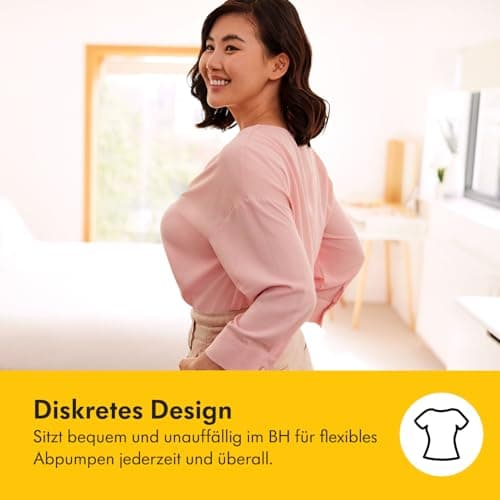 Medela Freestyle Hands-free Elektrische Doppel-Milchpumpe - Verbindbar mit der Medela Family App - Tragbares und diskret