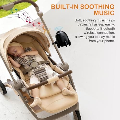 Kinderwagen Schaukler Bluetooth Musik 1200mAh Akku Federwiege Motor