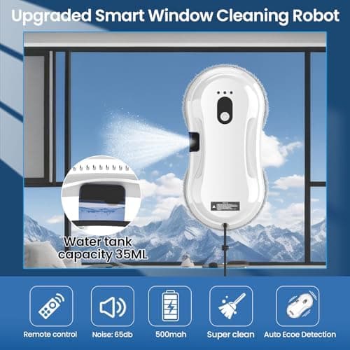 Automatischer Fensterreiniger 5600Pa Elektrischer Fensterputzroboter für Innen- und Außenfenster
| Elektrischer Fenster