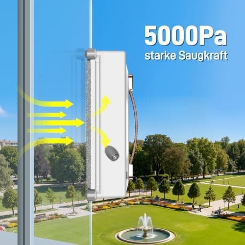 Fensterputzroboter 5000Pa Intelligente Pfadplanung
| Fensterputzroboter 5000Pa Mehrfachschutz Reinigung
| Fensterputzro