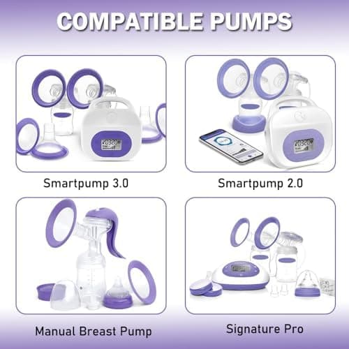 2 Stück Smartpump Ventile für Lansinoh Signature Pro/Smart Pump |0/Smart Pump |0/Manuelle Brustpumpe - Kompatibel - Milc