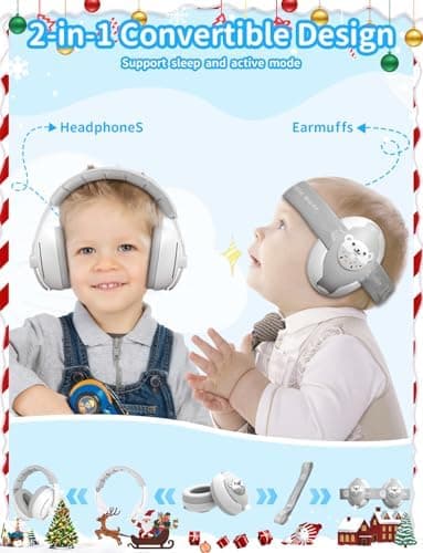 Ohrschützer Gehörschutz Baby, Geräuschunterdrückung & Verstellbare Schnalle, Flugzeug- & Alltagsessentials für Neugebore