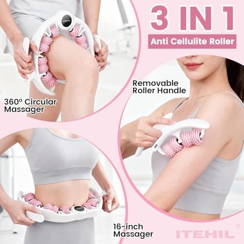 ITEHIL Lymphdrainage-Massagegerät für Frauen, Body-Shaping-Cellulite-Entferner für Beine und Arme,Anti-Cellulite-Massage