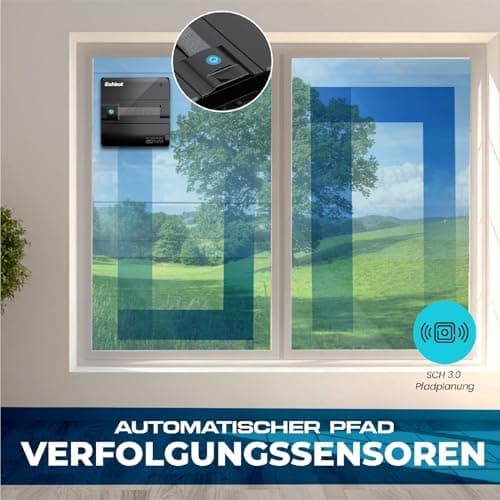 Wind X3 Fensterputzroboter - Intelligenter Sprüheroboter für Glasflächen, geeignet für Innen- und Außenseitern, ohne Rah