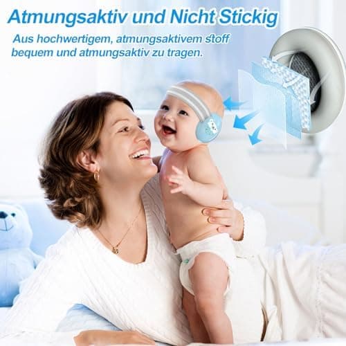 2 in 1 Gehörschutz Baby Verstellbare Kopfhörer mit Lärmschutz für Kinder bis 48 Monate
| Verstellbare Baby Kopfhörer mi