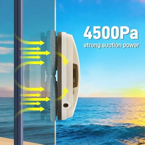 C200A Fensterreiniger Robotersuchbar, elektrisch mit 2-Fach Sprühsystem und Automatischem Wegplanung,ideal für Bürogebäu