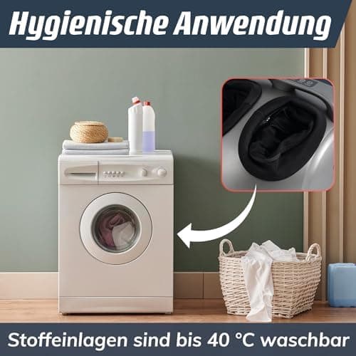 FußMassagegerät für Sportliebhaber mit 9 Intensitätsstufen bis Schuhgröße 44
| Energiesparnder FußMassagegerät mit Komp