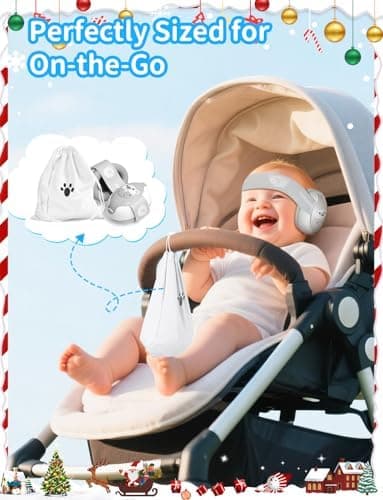Ohrschützer Gehörschutz Baby, Geräuschunterdrückung & Verstellbare Schnalle, Flugzeug- & Alltagsessentials für Neugebore