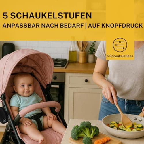ORIGINAL-Einschlafhilfe Elektrische Kinderwagenschaukler
| Automatischer Babyschaukel-Adapter electrisch wiederaufladba