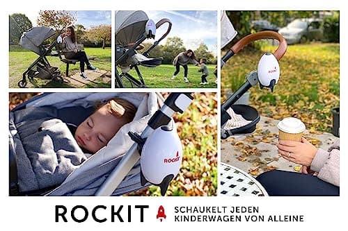 ROCKIT Kinderwagenschaukler - Das Original - Einschlafhilfe & ultraleise mit Timer