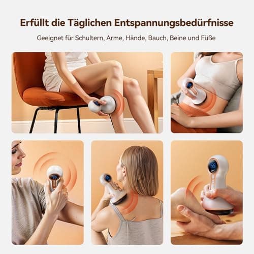 Robofun 5.0 Neuropathie Massagegerät, Schmerzlinderung und Entspannung, ideal für Füße, Hände und Rücken, Gua-Schockwell