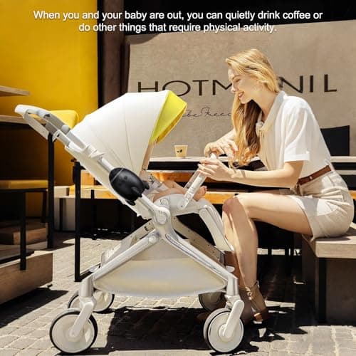 Kinderwagen Schaukler Bluetooth Musik 1200mAh Akku Federwiege Motor