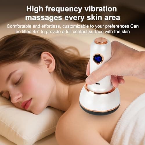 Massagegerät mit Wärmefunktion und Vibration für Müdigkeiten lindern - Weiß  
| Massagegerät mit Wärmefunktion und Vibr