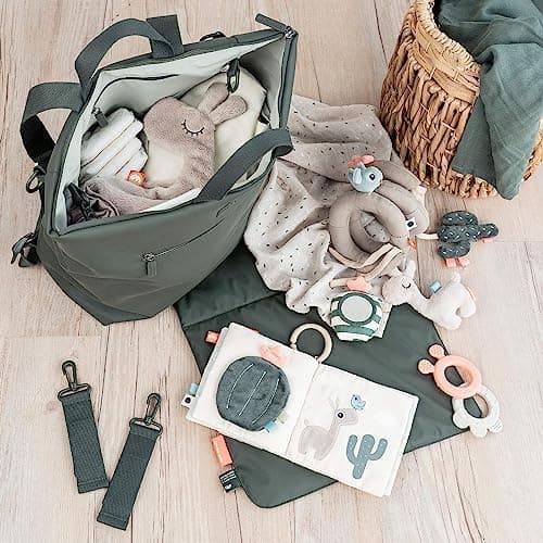 Done by Deer Activity Spirale Lalee Beige - Babyspielzeug für Baby Zubehör, ideal für unterwegs unter 0 Monate - Festmon