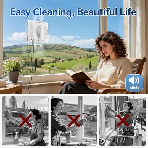 Elektrischer Fensterputzer Robot mit 4 Düsen für Effiziente Reinigung
| Intelligent plannder Fensterreiniger Roboter mi