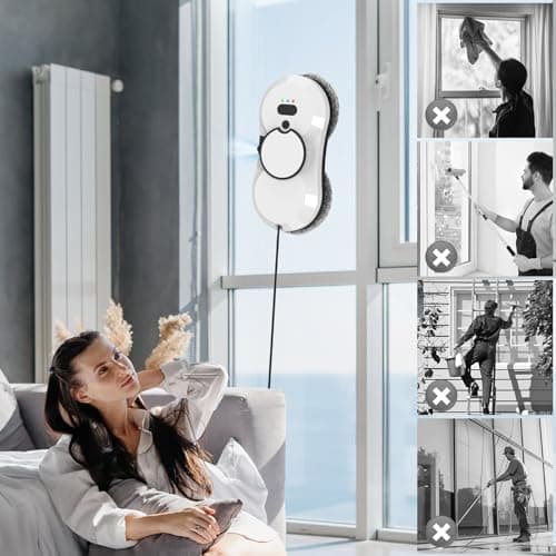 Fensterputzroboter mit Sprühfunktion + Elektrischer Fensterreiniger + Intelligente Navigation
Fensterputzroboter mit Spr