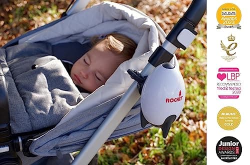 ROCKIT Kinderwagenschaukler - Das Original - Einschlafhilfe & ultraleise mit Timer