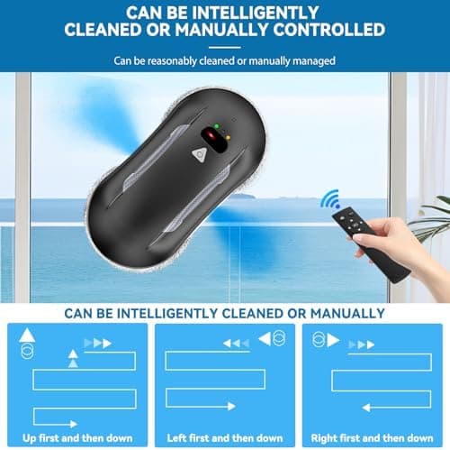 Fensterreiniger Robot für Innen- und Außenfenster mit 5600Pa Druck und Doppelter Sprühfunktion
Intelligent Navigator Fen