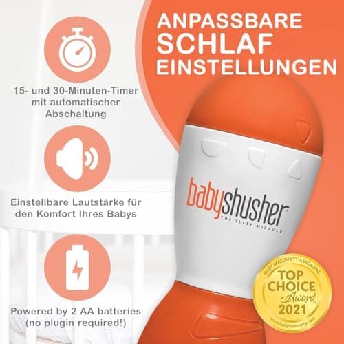 Baby Shusher Sleep Miracle - Soothing Schnuller für Unruhige Nächte
| Baby Shusher Sleep Miracle - Klirrender Schnuller
