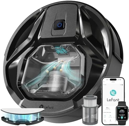 LEFANT M310 Ultra Weiß Staubsauger Roboter 6000Pa ToF Lasernavigation App Alexa