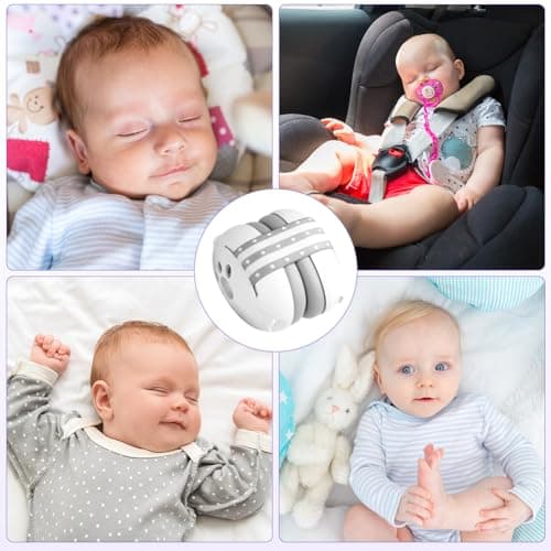 2 in 1 Gehörschutz Kopfhörer für Baby und Lärmschutz, Ohrenschützer für Neugeborene Noise Cancelling mit gepolstertem un
