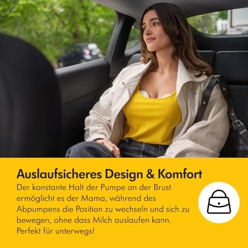 Medela Magic InBra Tragbare Doppel-Milchpumpe - Ultraleicht (200g) und leise - mit FluidFeel-Technologie