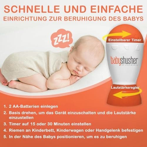 Baby Shusher Sleep Miracle - Soothing Schnuller für Unruhige Nächte
| Baby Shusher Sleep Miracle - Klirrender Schnuller