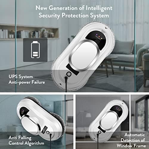 CHOVERY CL-1 Fensterputzroboter - Elektronisches Reinigen für Gläser und Fenstersimse
| Intelligentes Kantenerkennungss