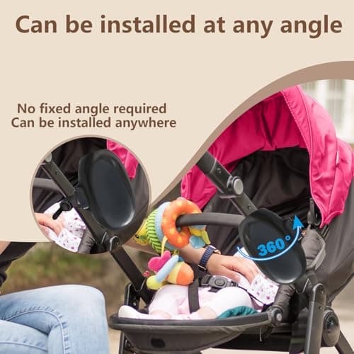Wiederaufladbar Kinderwagen Wackler Schlafhilfe Für Baby, 5 Einstellbare Schaukelintensitäten, Automatische Babywippe (S